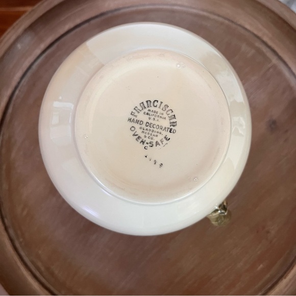 Vintage Franciscan ware Desert Rose Pitcher from original Los Feliz Location - Picture 8 of 8